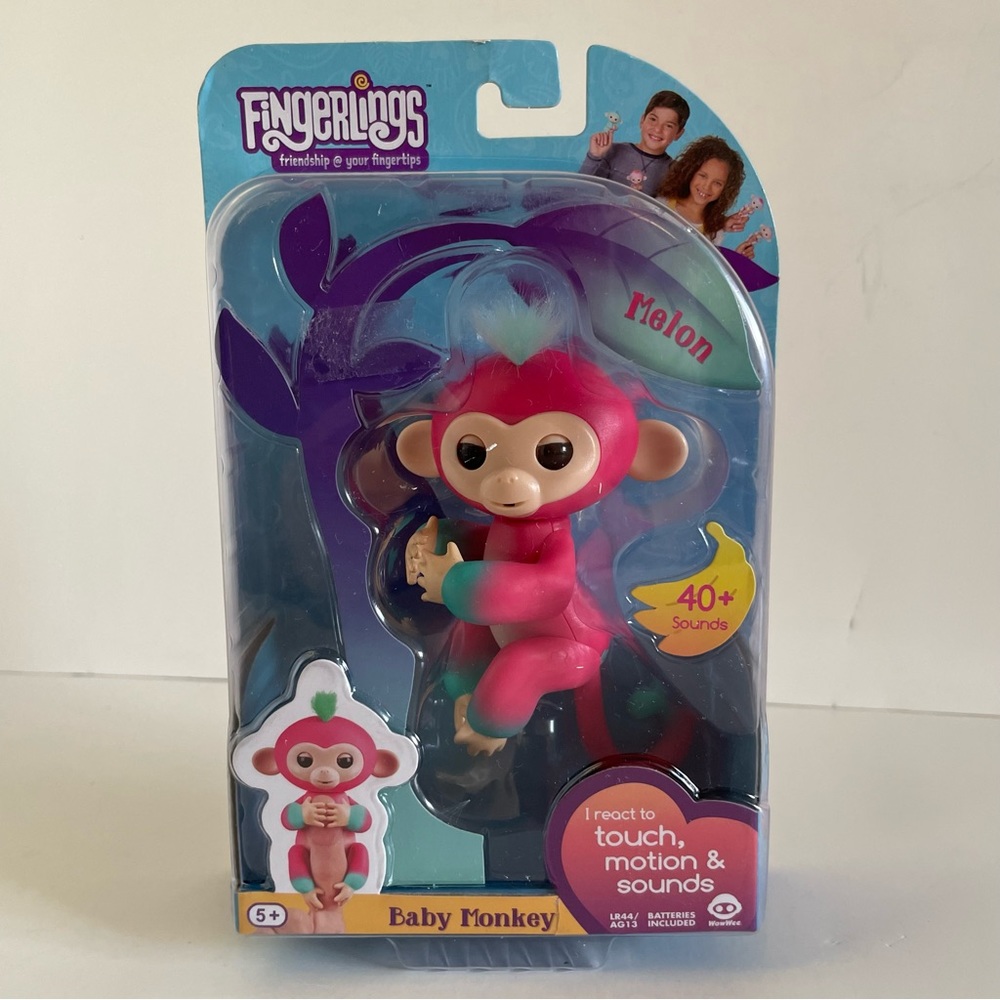Fingerlings Baby Monkey Toy Melon